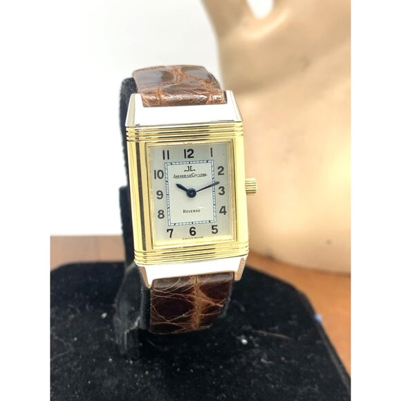 Jaeger-LeCoultre Reverso Women's Watch 260.5.08 Swiss Quartz 20x33mm Gold Steel - Picture 13 of 14